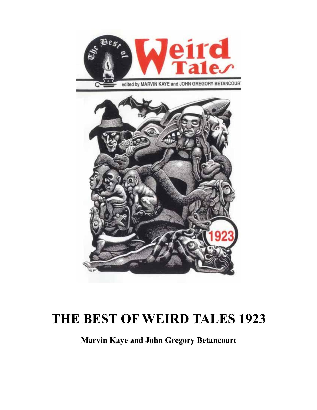 The Best of Weird Tales