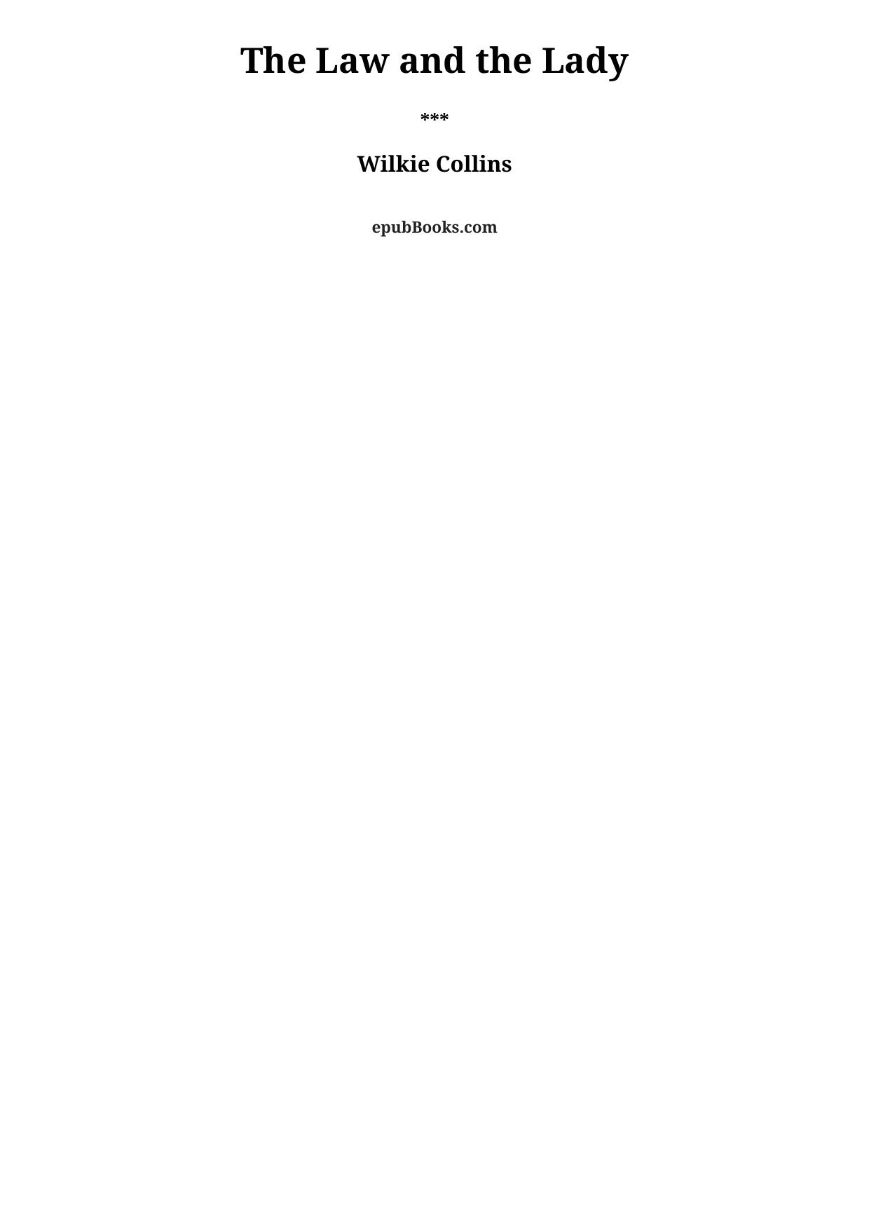 Three Great Novels