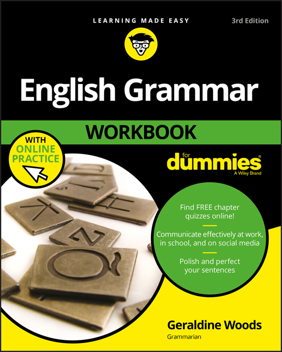 English Grammar Workbook for Dummies With Online Practice